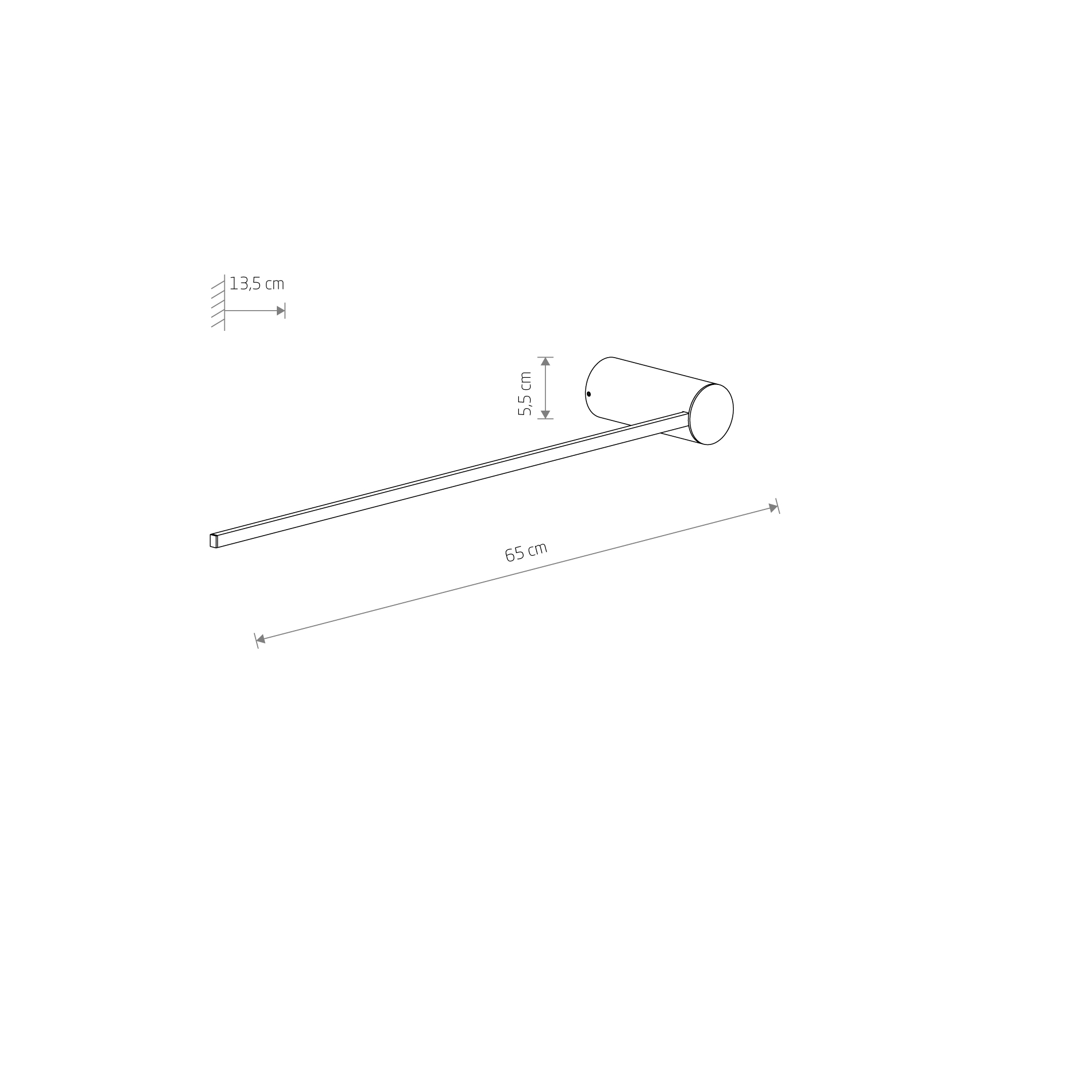 Kinkiet ARM LED M 4000K 10855 - Nowodvorski Lighting - obrazek 2