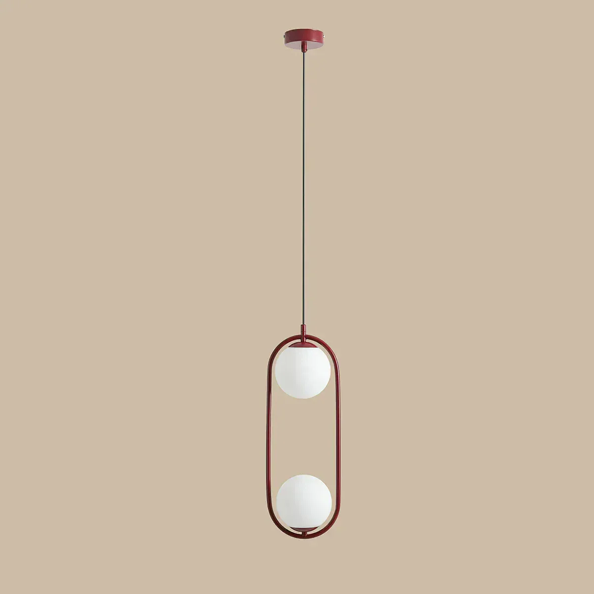 Lampa wisząca designerska RIVA 2 RED WINE 1086H15 - Aldex - obrazek 2
