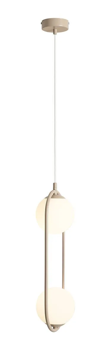 Lampa wisząca designerska RIVA 2 BEIGE 1086H17 - Aldex