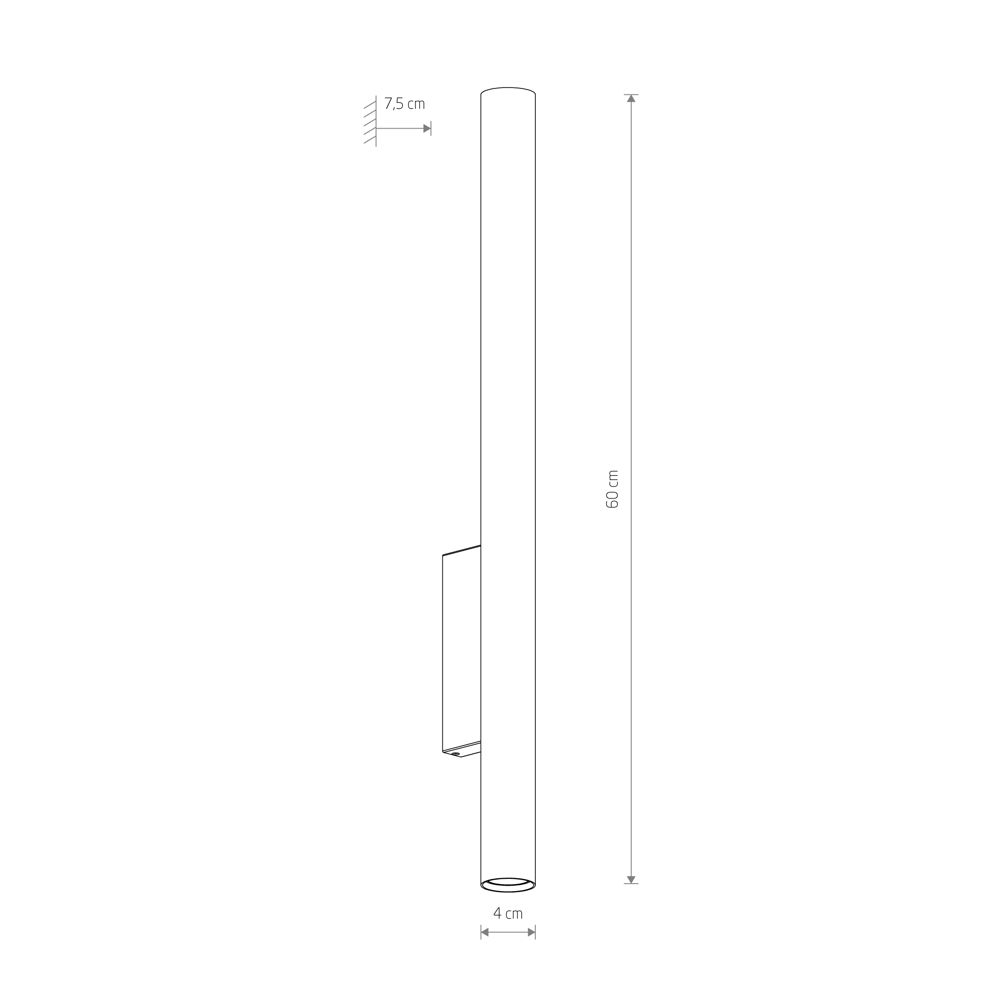 Kinkiet FOURTY WALL XL UMBRA GRAY 10893 - Nowodvorski Lighting - obrazek 6