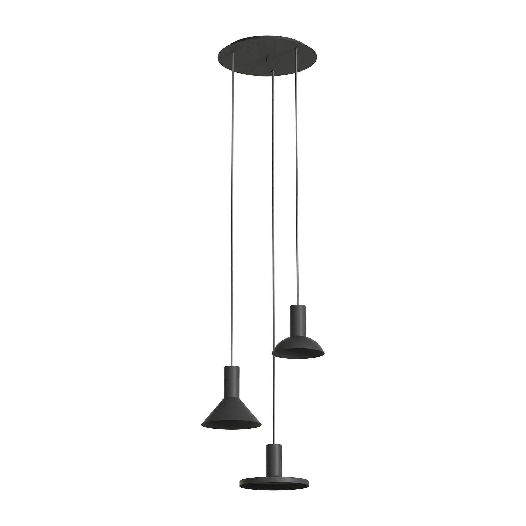 Lampa wisząca HERMANOS III BLACK 10905 - Nowodvorski Lighting