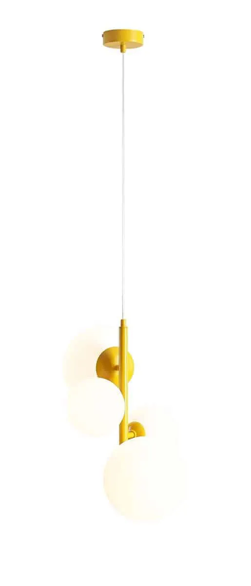 Lampa wisząca designerska BLOOM 4 MUSTARD 1091L14 - Aldex