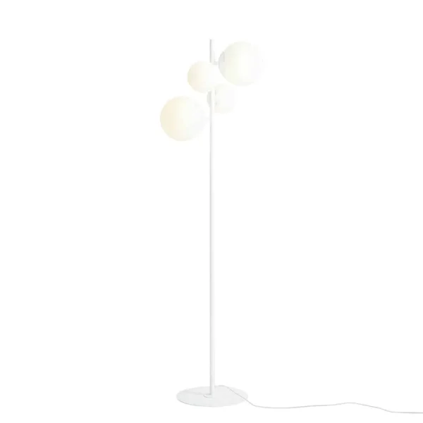 Lampa stojąca podłogowa białe kule idealna do salonu BLOOM WHITE 1091A - Aldex