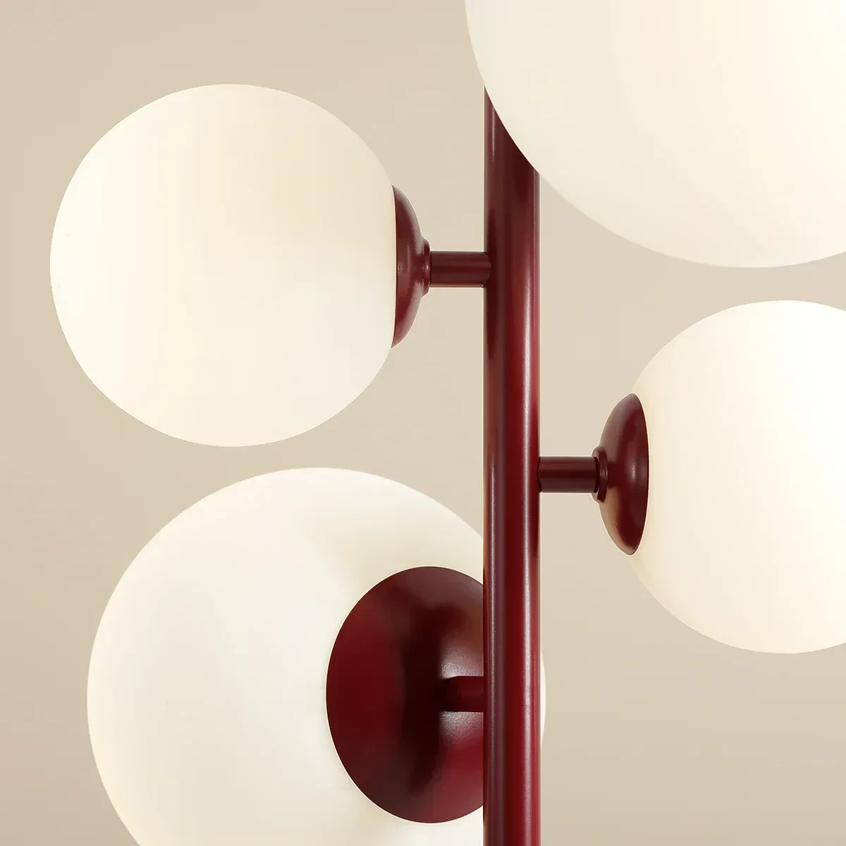 Lampa wisząca designerska BLOOM 4 RED WINE 1091L15 - Aldex - obrazek 4