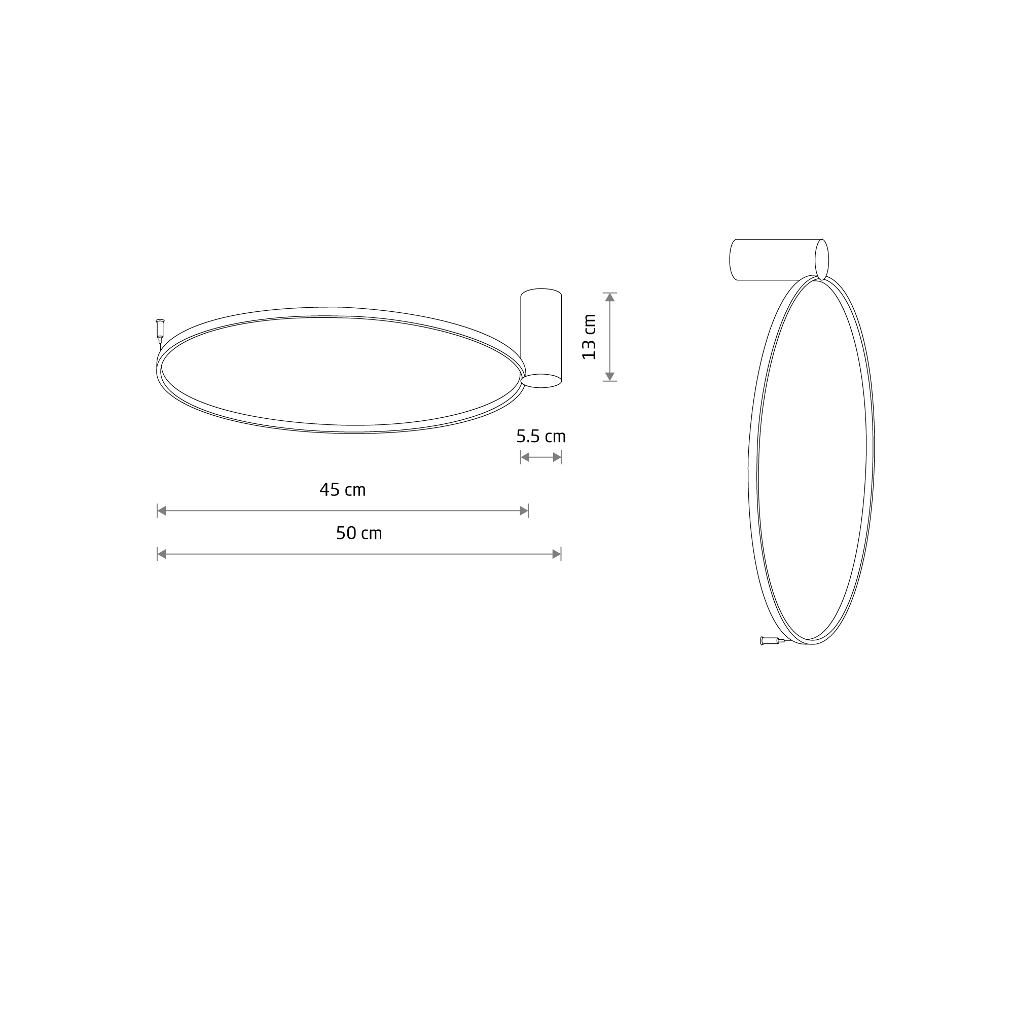 Lampa ścienno-sufitowa CIRCOLO LED S 3000K 10928 - Nowodvorski Lighting - obrazek 5