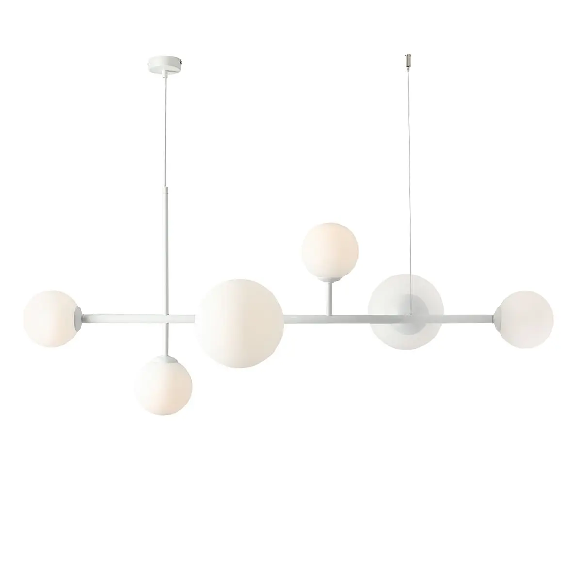 Lampa wisząca nowoczesna DIONE 6 WHITE 1092K - Aldex