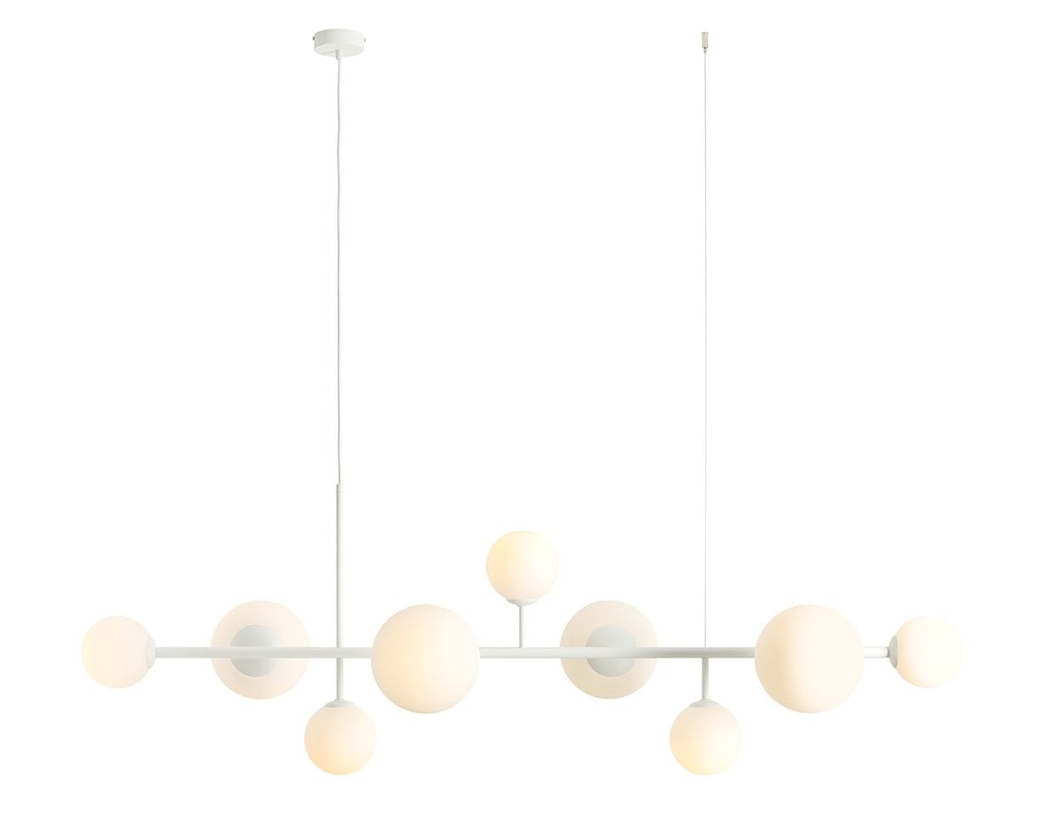 LAMPA WISZĄCA DIONE 9 WHITE1092N - Aldex