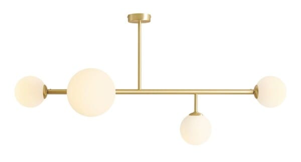 Lampa sufitowa luksusowa DIONE 4 BRASS 1092PL_L40 - Aldex