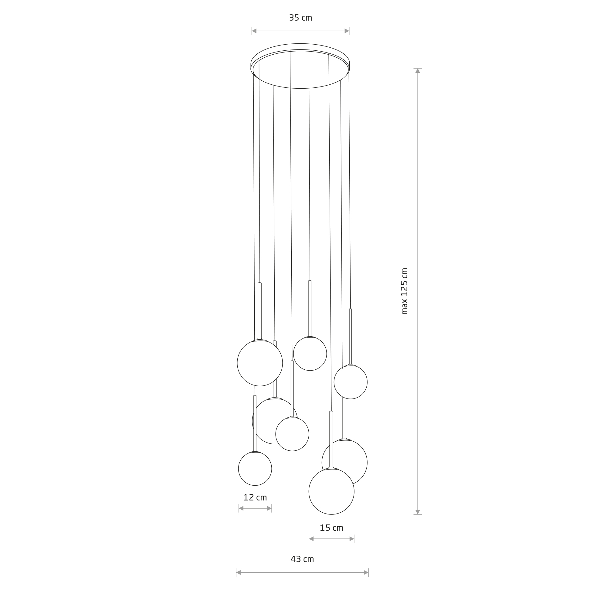 Lampa wisząca KARO VIII 10934 - Nowodvorski Lighting - obrazek 7