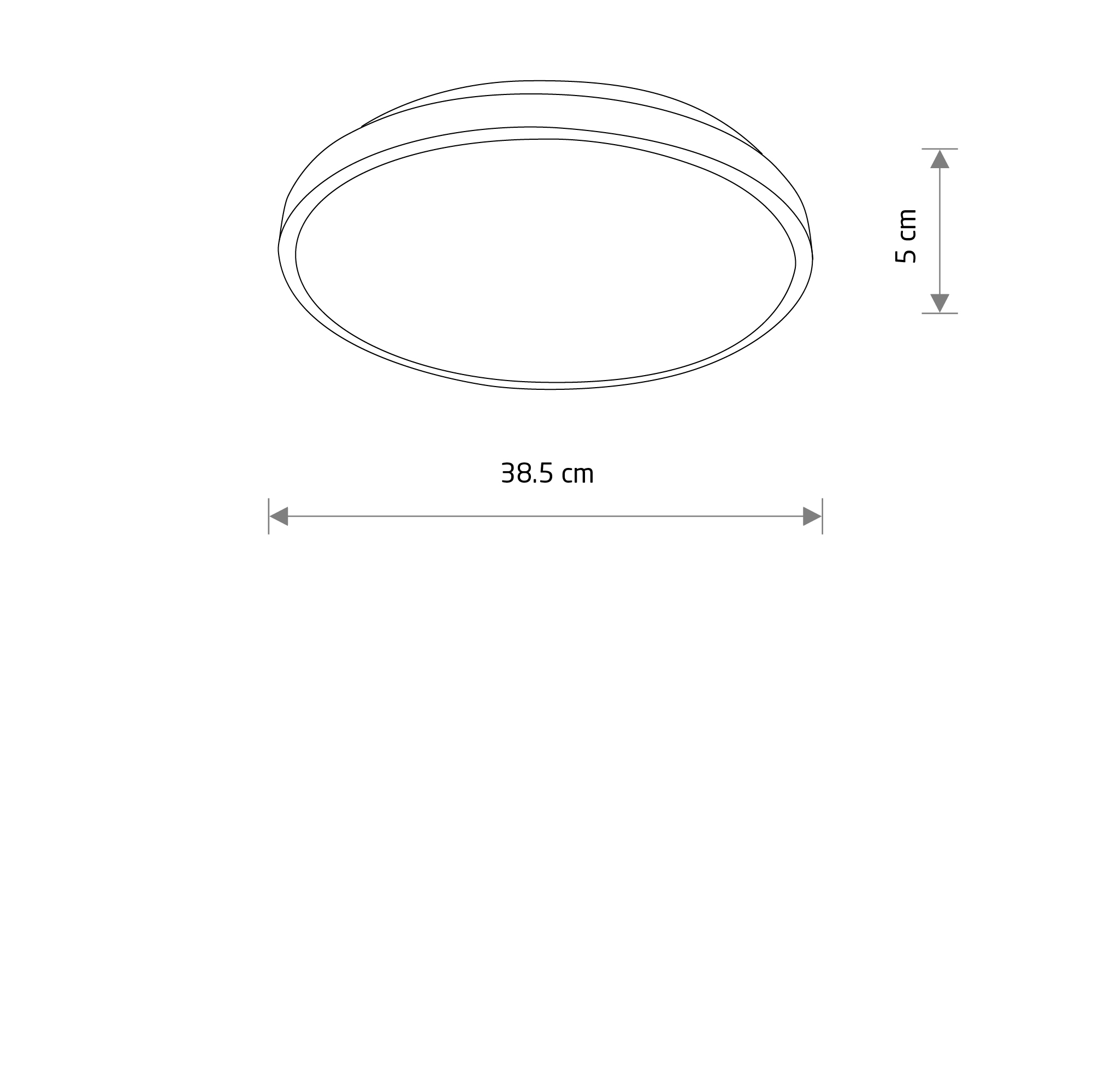 Plafon AGNES ROUND LED PRO BLACK 22W 4000K IP44 10972 - Nowodvorski Lighting - obrazek 6