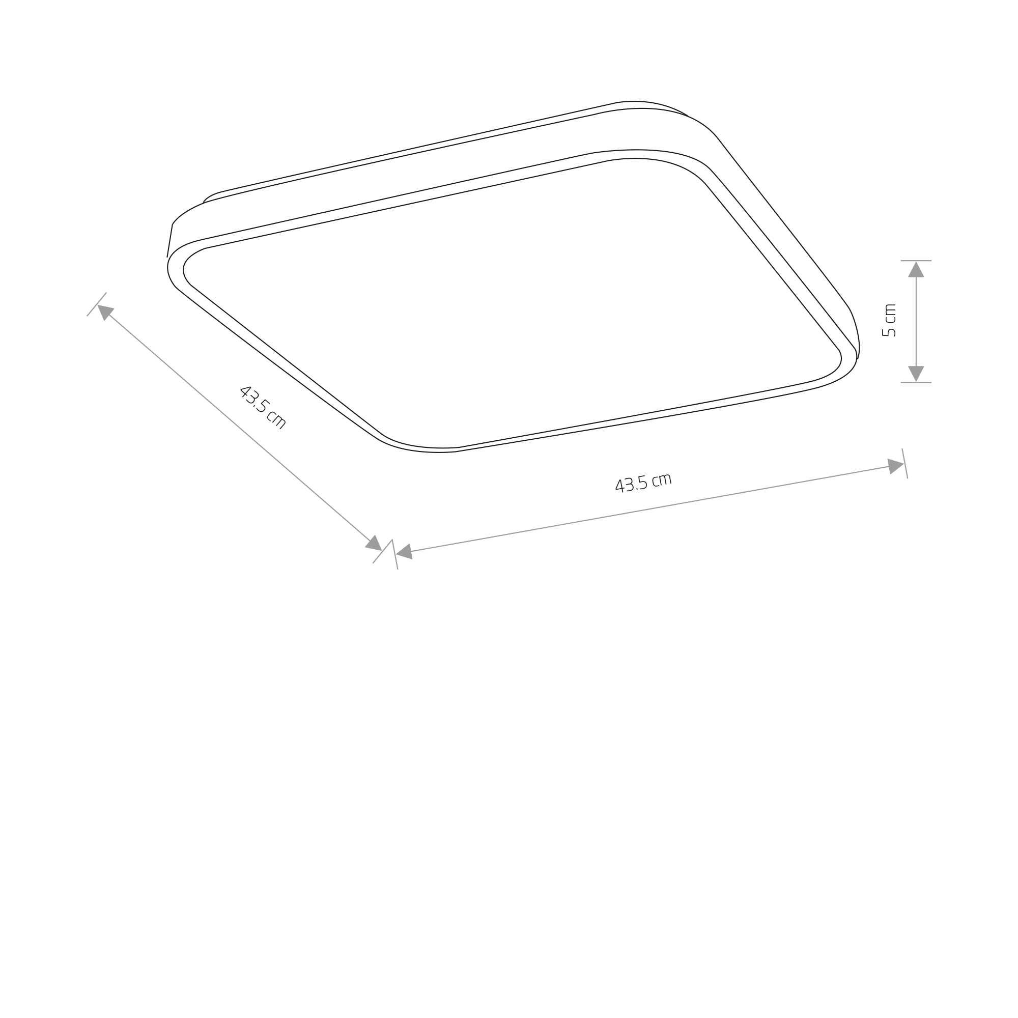 Plafon AGNES SQUARE LED PRO BLACK 32W 3000K IP44 10985 - Nowodvorski Lighting - obrazek 6