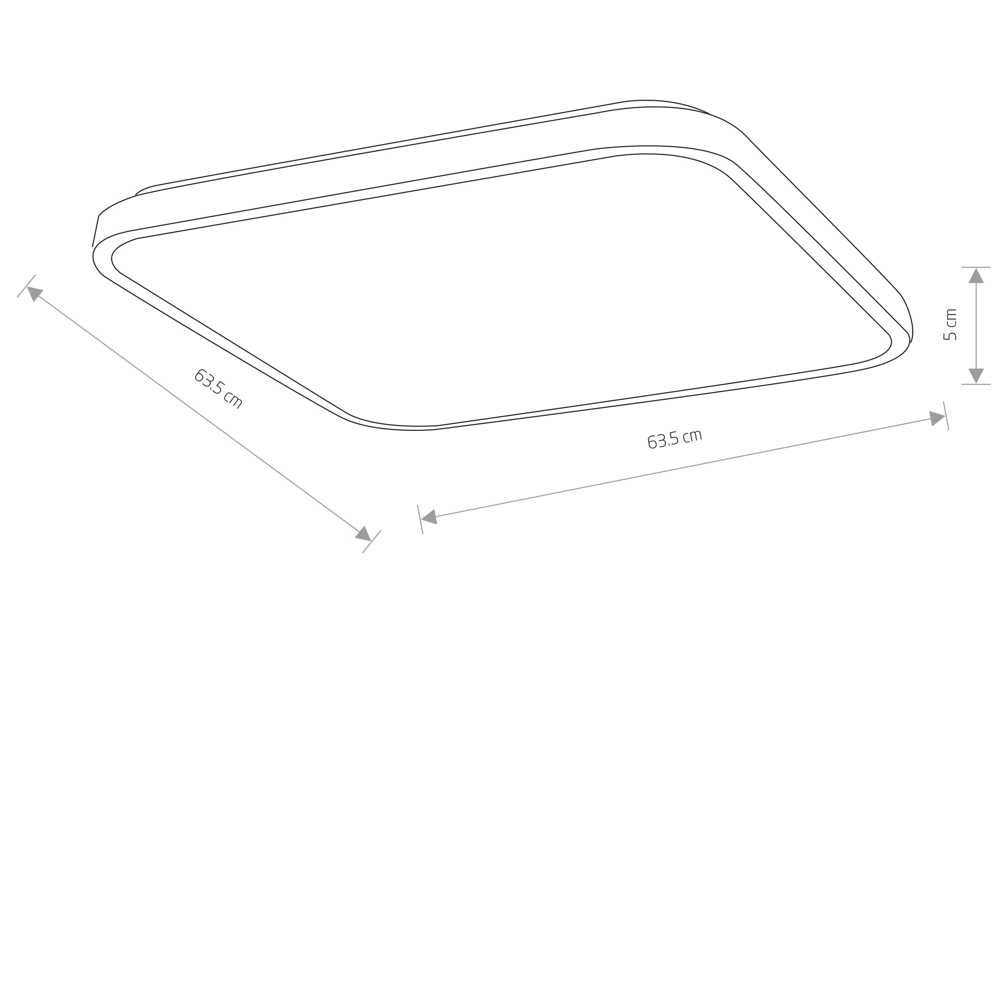 Plafon AGNES SQUARE LED PRO biały 64W 3000K IP44 10993 - Nowodvorski Lighting - obrazek 6