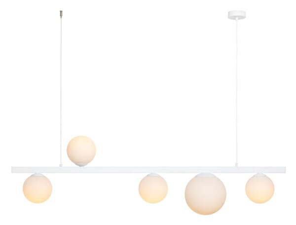 Lampa wisząca GARDA 5 WHITE 1099F - Aldex