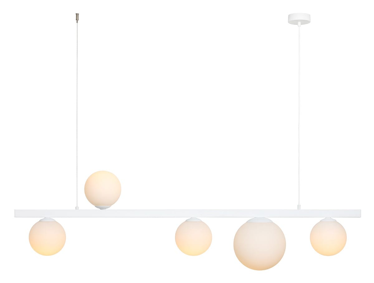 Lampa wisząca GARDA 5 WHITE 1099F - Aldex