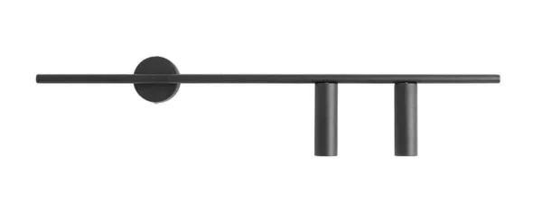 Kinkiet minimalistyczny TREVO 2 ALL BLACK (prawy) 1104D1_2 - Aldex