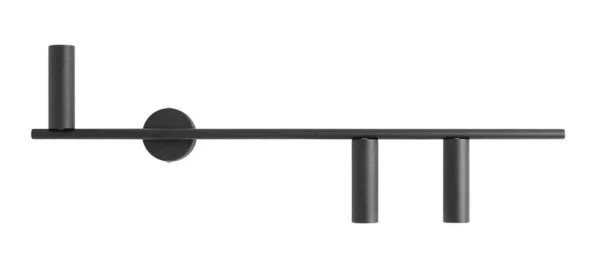 Kinkiet minimalistyczny TREVO 3 ALL BLACK (prawy) 1104Y1_2 - Aldex