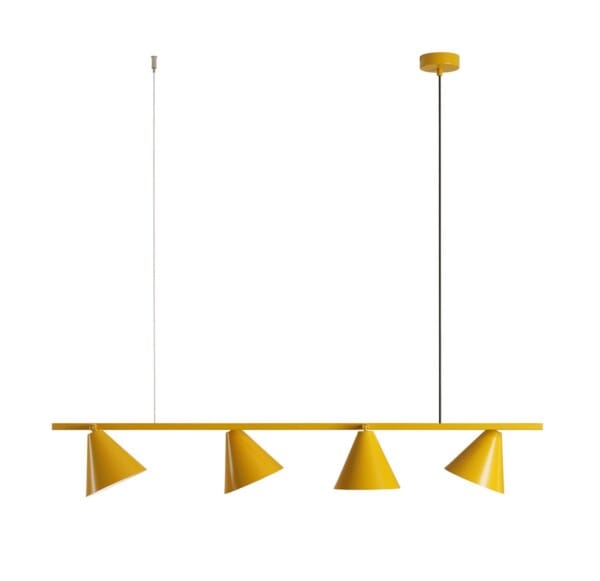 Lampa wisząca modernistyczna FORM 4 MUSTARD 1108L14 - Aldex