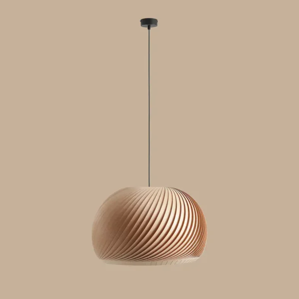 Lampa wisząca ECO drewniana NATURE DARK XL 1110G_XL - Aldex