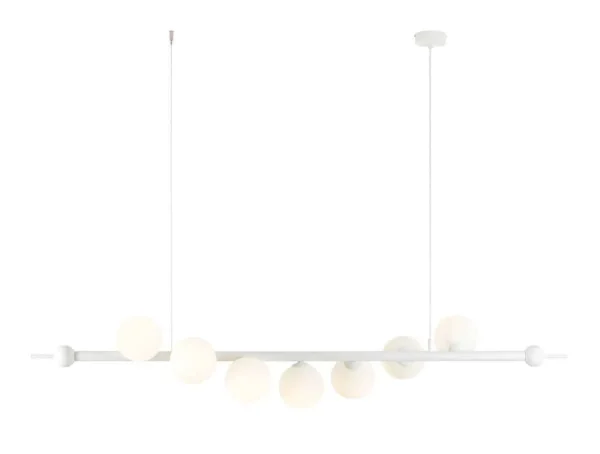 Lampa wisząca designerska WAVE 7 WHITE 1115T - Aldex
