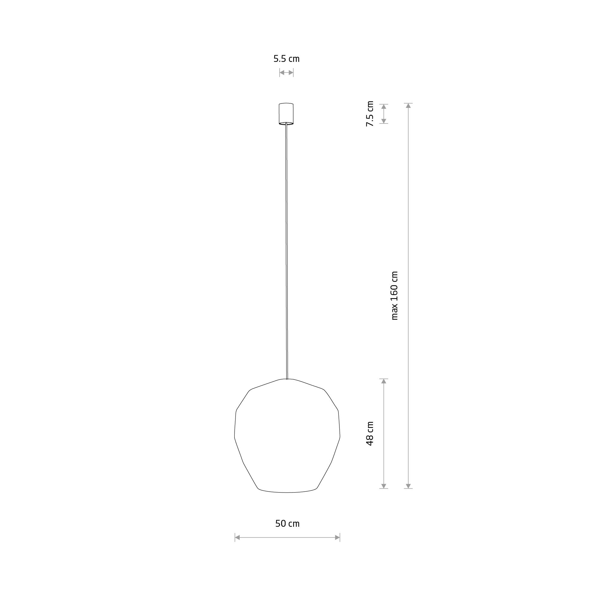 Lampa wisząca HAITI BLACK M 11167 - Nowodvorski Lighting - obrazek 9