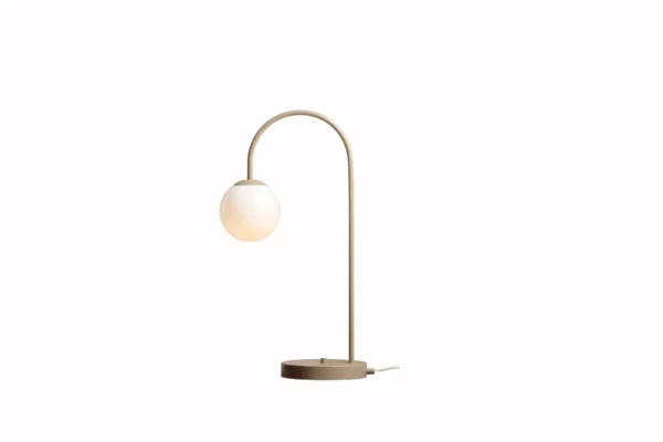 Lampka stołowa nowoczesna UNA BEIGE 1116B17 - Aldex