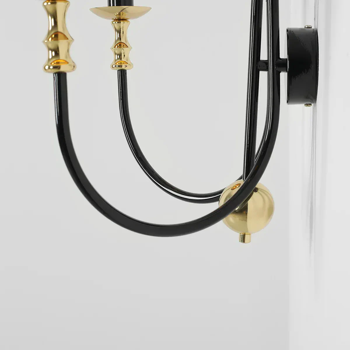Kinkiet elegancki podwójny ROMA 2 BLACK 1118D1 - Aldex - obrazek 3