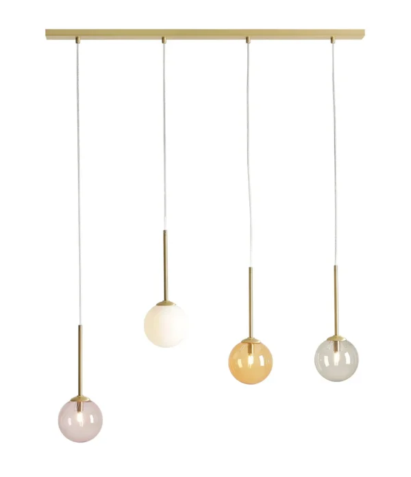 Lampa wisząca nowoczesna BOSSO 4 MULTICOLOUR 1119L40 - Aldex