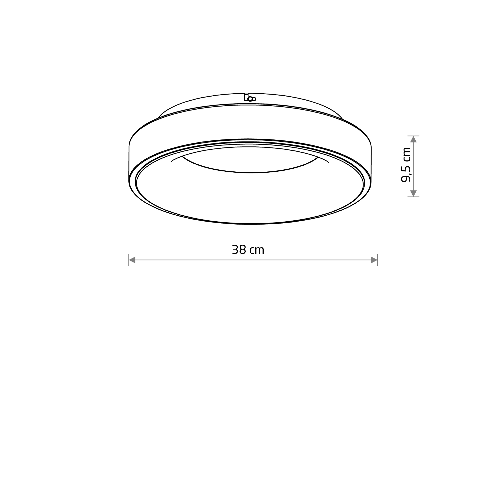 Plafon NIKKI ROUND LED WHITE 32W 3000K 11200 - Nowodvorski Lighting - obrazek 5