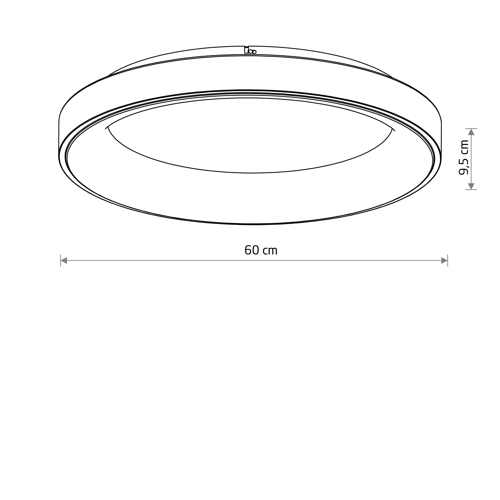 Plafon NIKKI ROUND LED WHITE 60W 3000K 11202 - Nowodvorski Lighting - obrazek 5