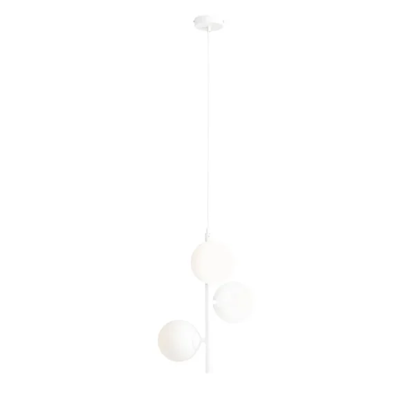 Lampa wisząca designerska FIN 3 WHITE S 1120E_S - Aldex