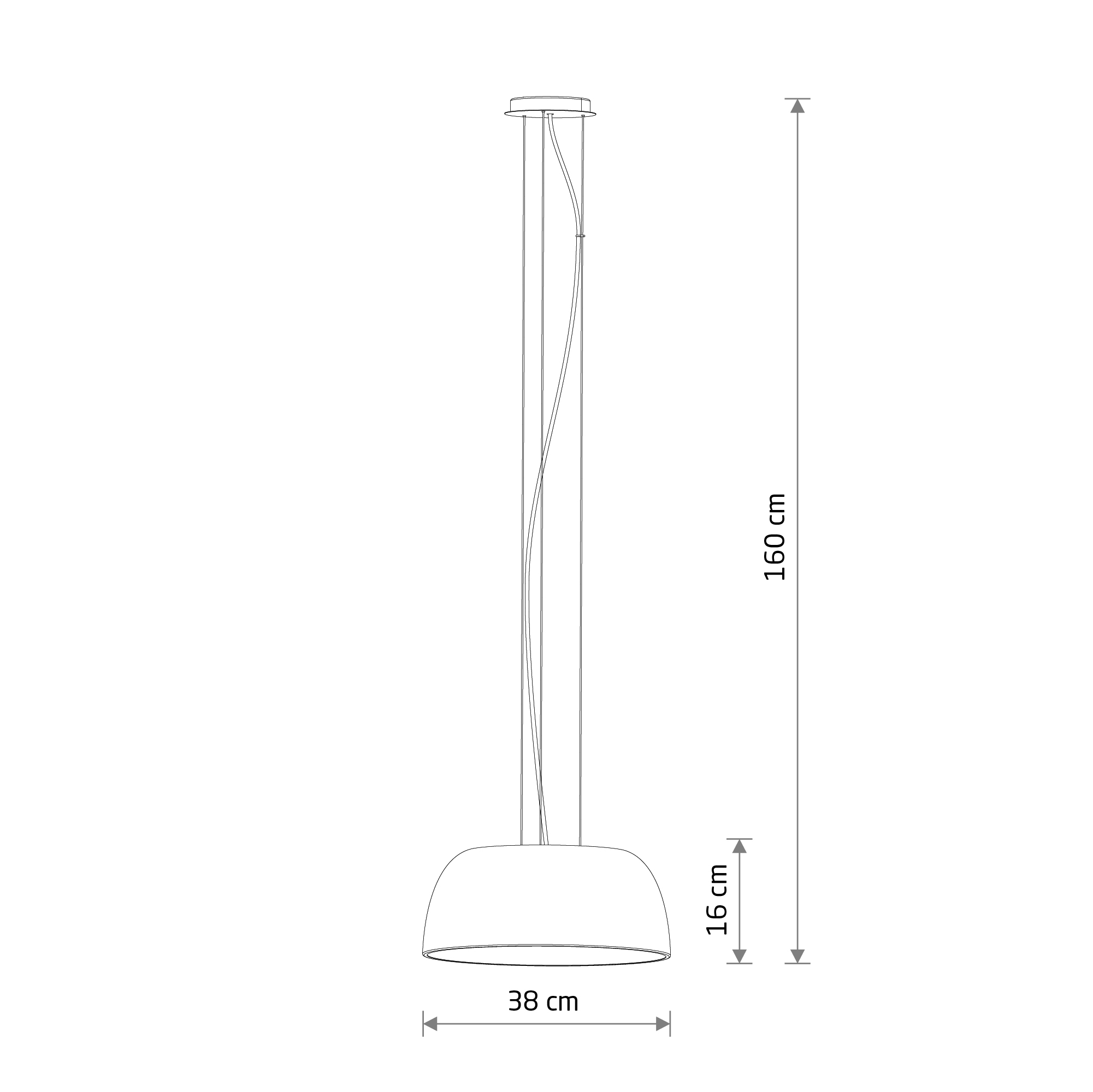 Lampa wisząca SATELLITE S umbra grey 11227 - Nowodvorski Lighting - obrazek 7