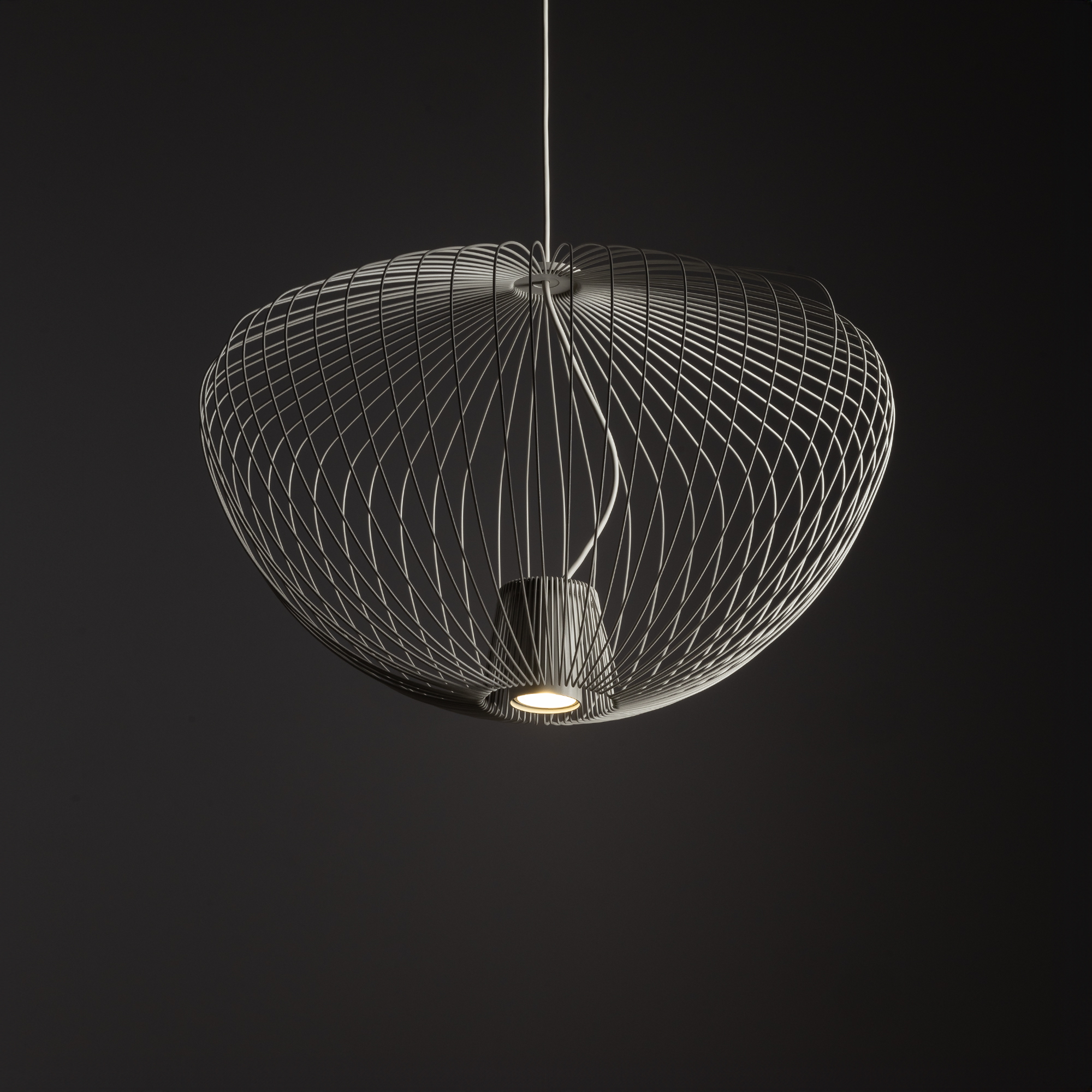 Lampa wisząca PUMPKIN M SILK GRAY 11244 - Nowodvorski Lighting - obrazek 2