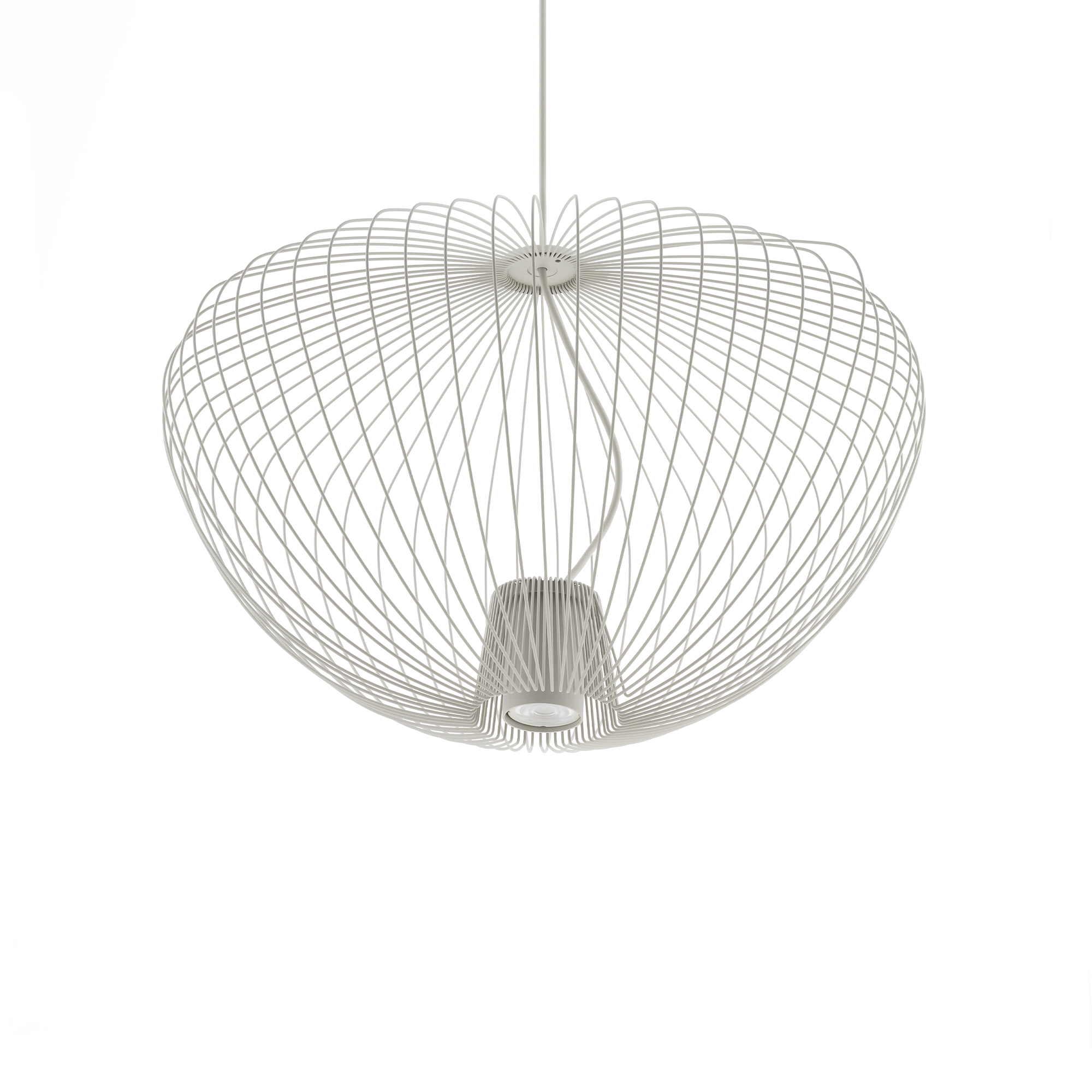 Lampa wisząca PUMPKIN M SILK GRAY 11244 - Nowodvorski Lighting - obrazek 3