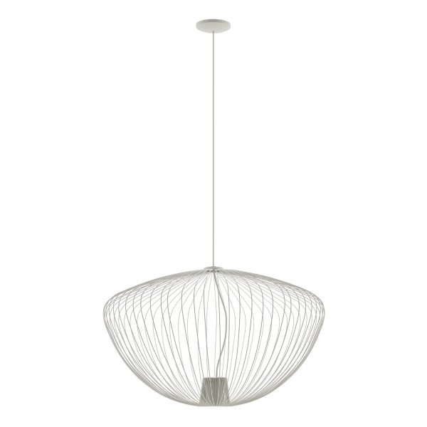 Lampa wisząca PUMPKIN L SILK GRAY 11251 - Nowodvorski Lighting