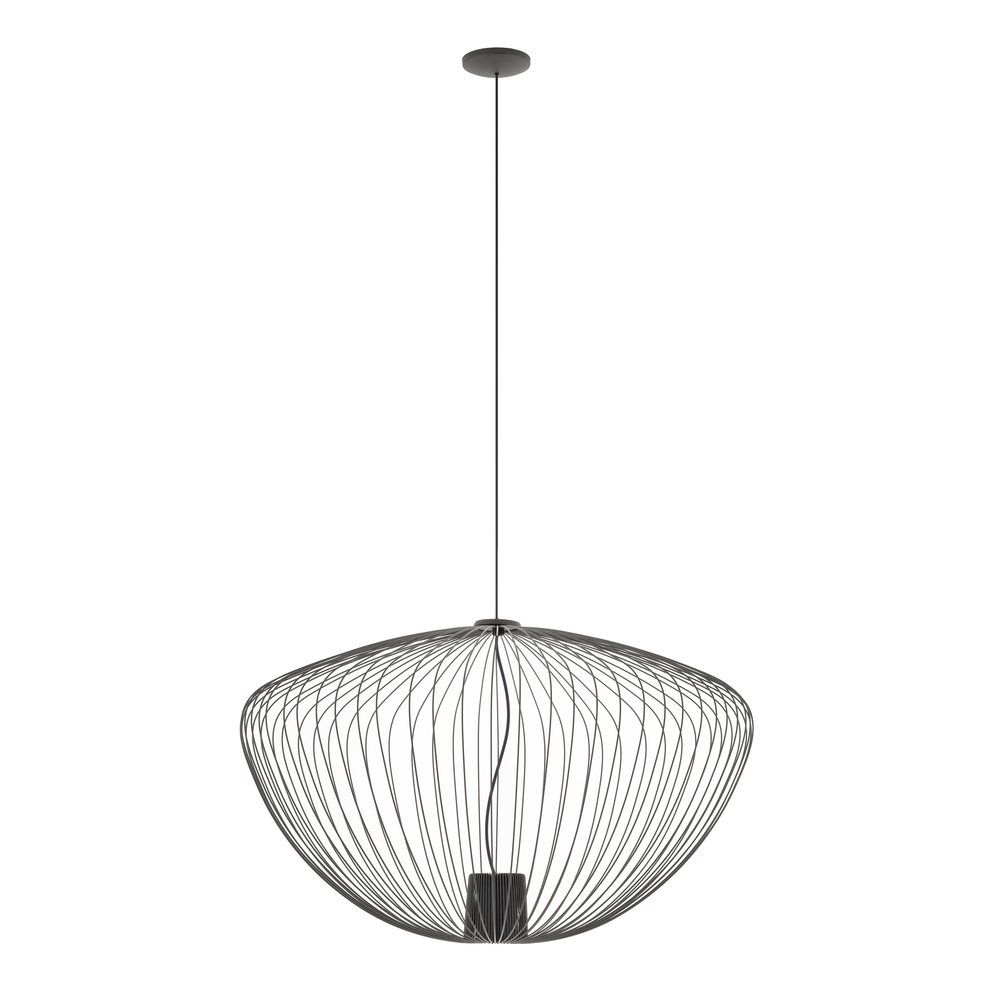 Lampa wisząca PUMPKIN L UMBRA GRAY 11252 - Nowodvorski Lighting