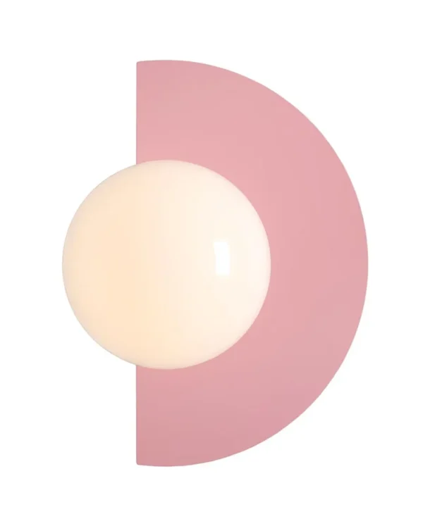 Lampa ścienna nowoczesna LOOP BABY PINK 1125C18 - Aldex