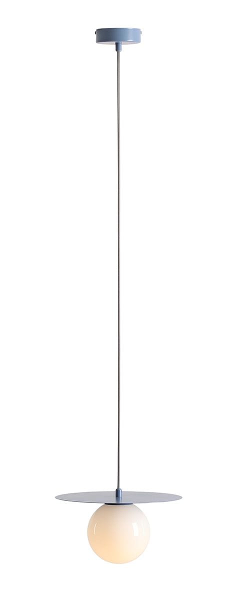 Lampa wisząca kulista LOOP DUSTY BLUE S 1125G16_S - Aldex