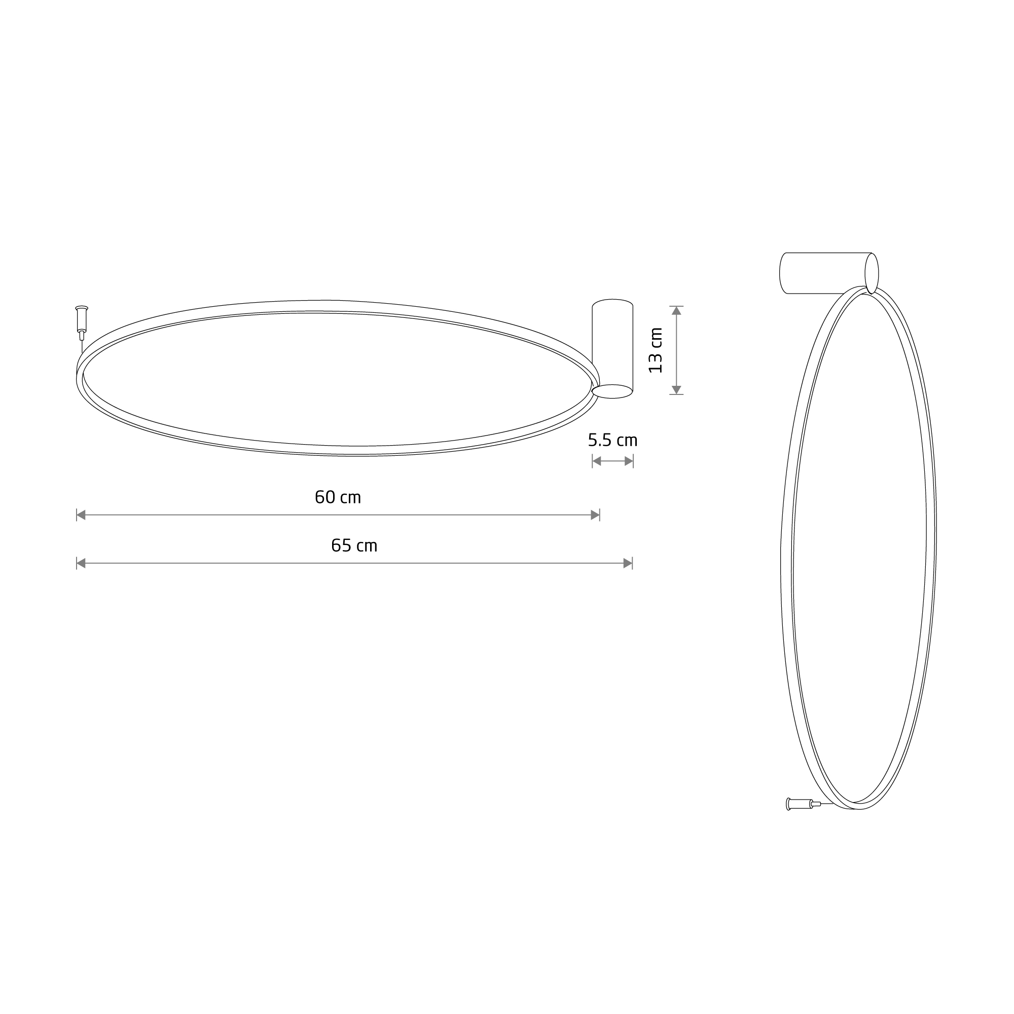 Lampa ścienno-sufitowa CIRCOLO LED SILK OLIVE M 3000K 11402 - Nowodvorski Lighting - obrazek 6