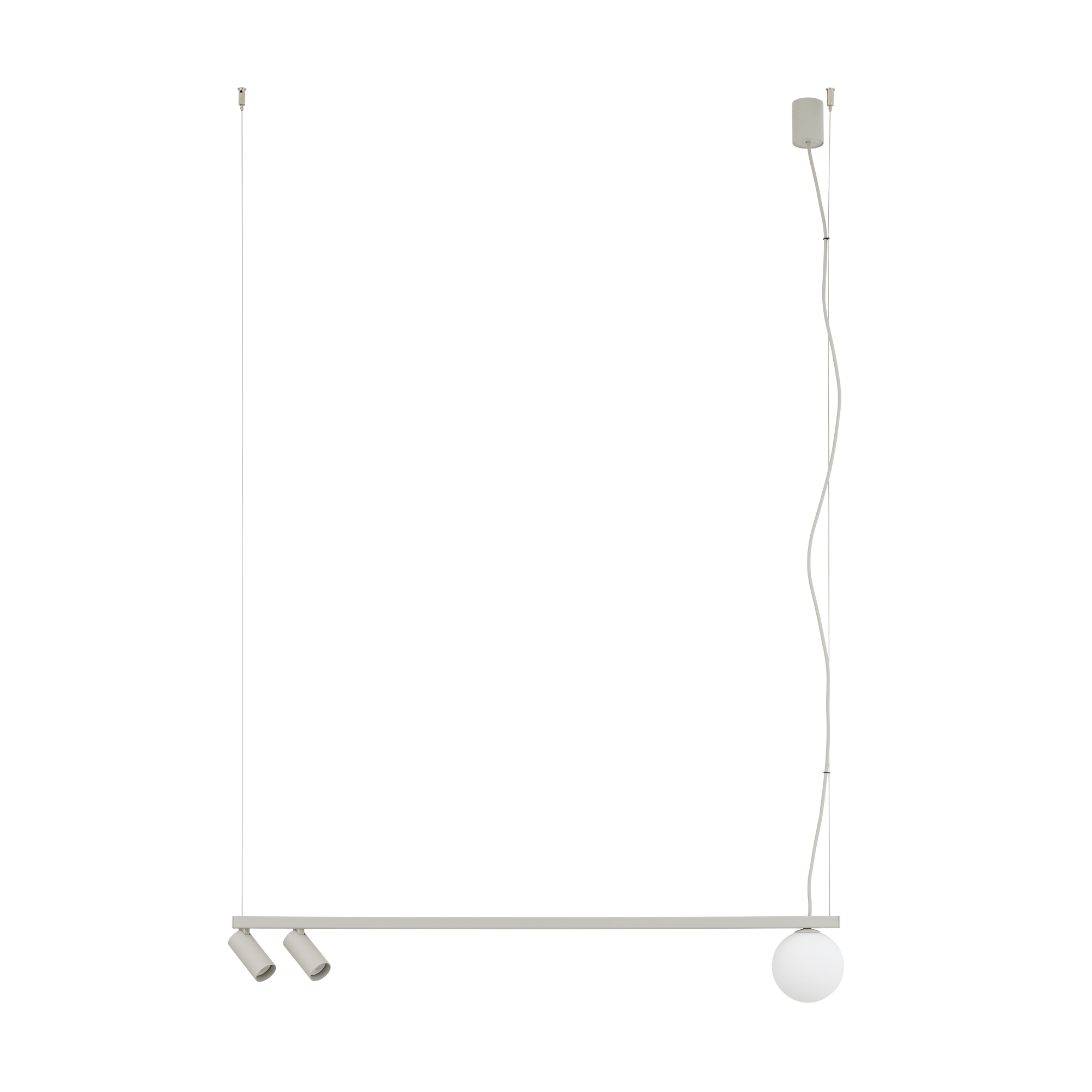 Lampa wisząca FOURTY III silk gray 11450 - Nowodvorski Lighting
