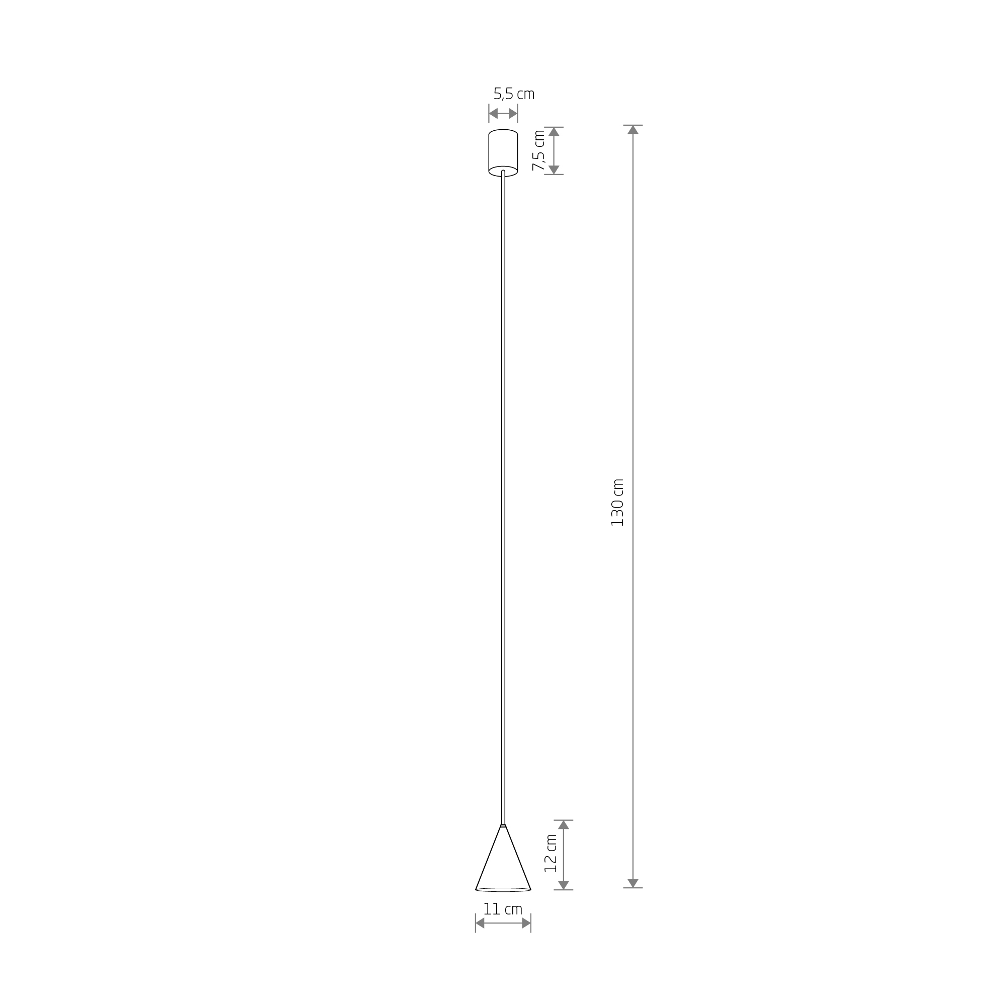 Lampa wisząca ZENITH XS umbra gray 11454 - Nowodvorski Lighting - obrazek 9