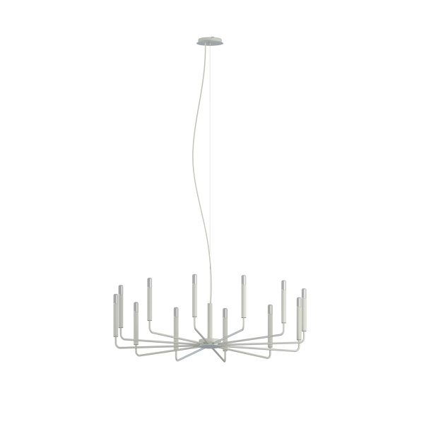 Lampa wisząca ORTO XII B czarna biała 11465 - Nowodvorski Lighting