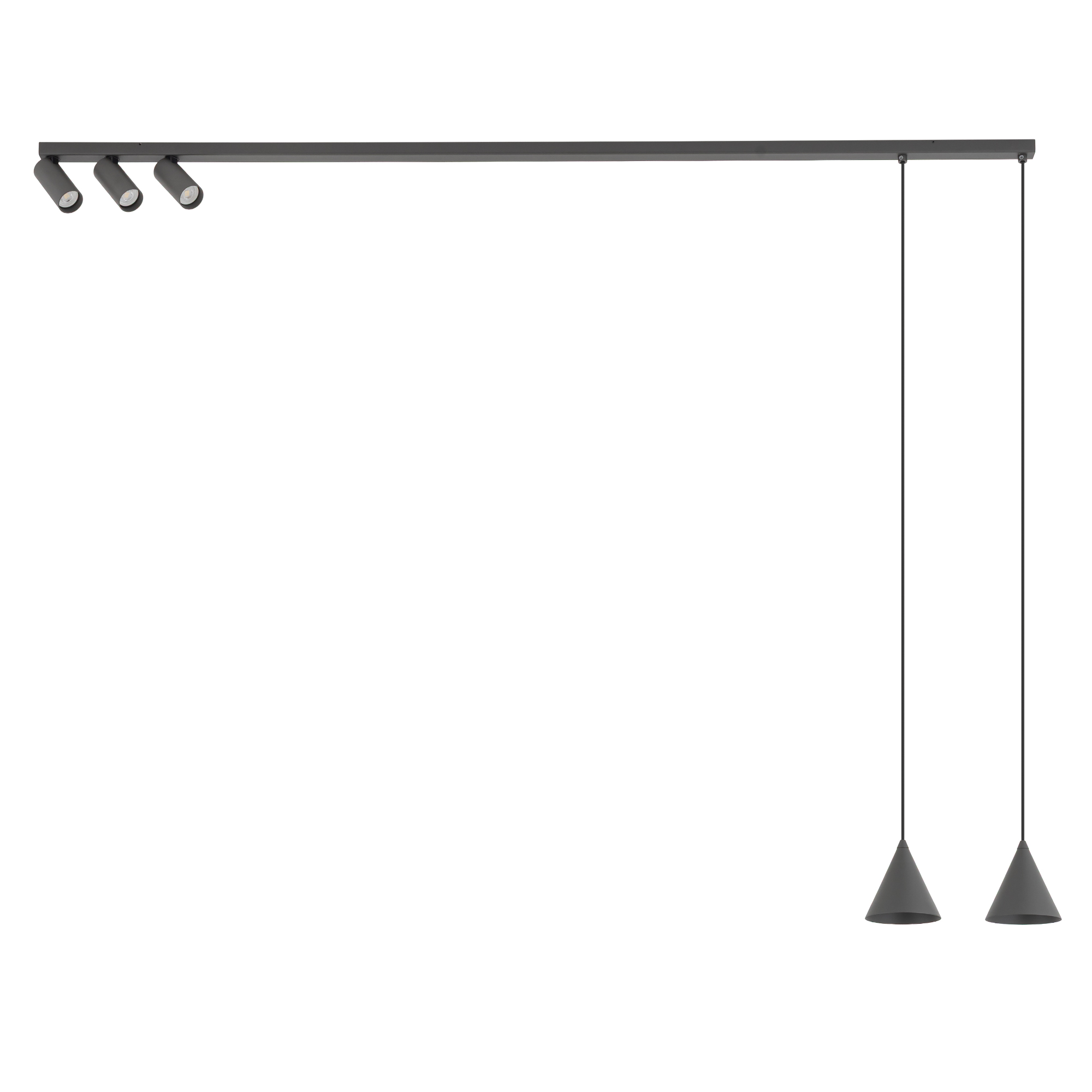 Lampa wisząca FOURTY V umbra gray 11472 - Nowodvorski Lighting