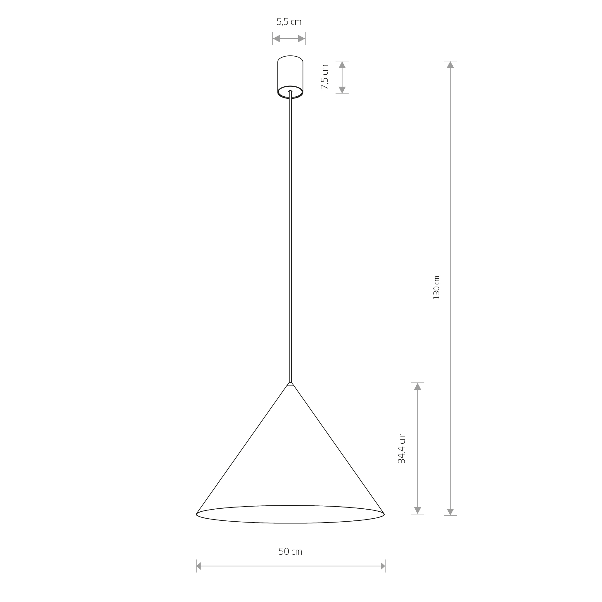 Lampa wisząca ZENITH L umbra blue 11484 - Nowodvorski Lighting - obrazek 9