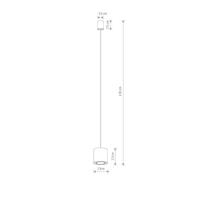 Lampa wisząca POINT DUO biała ze złotym środkiem 11510 - Nowodvorski Lighting - obrazek 9