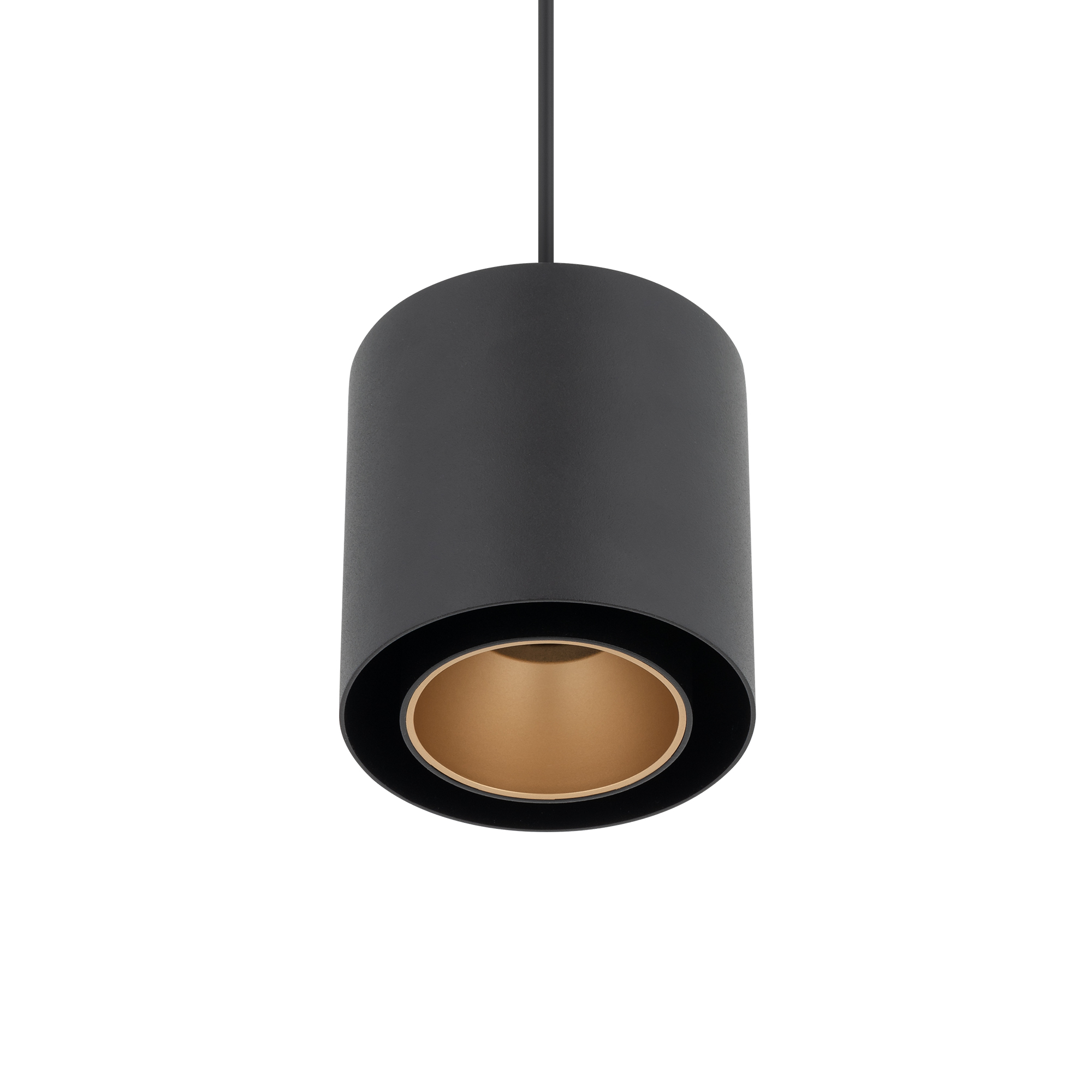 Lampa wisząca POINT DUO czarna ze złotym środkiem 11511 - Nowodvorski Lighting - obrazek 5