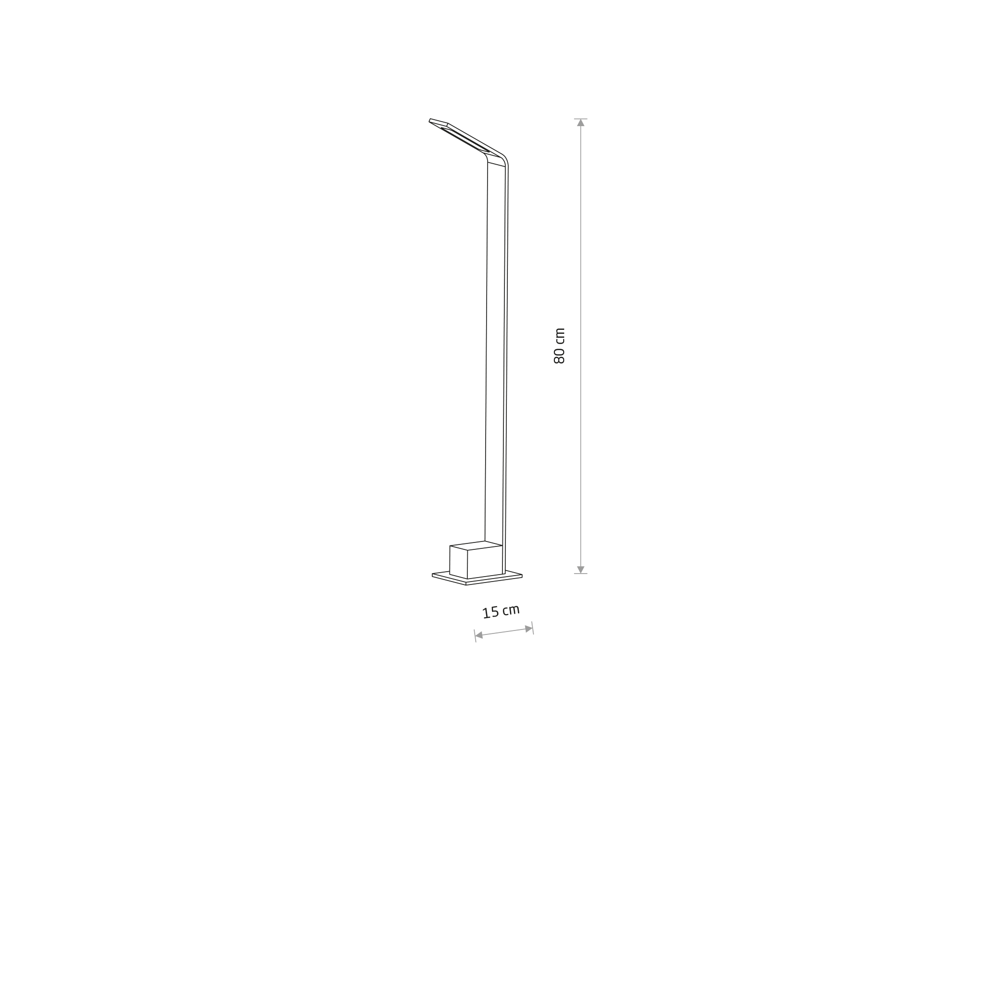 Lampa stojąca SLIM LED czarna IP54 11540 - Nowodvorski Lighting - obrazek 8
