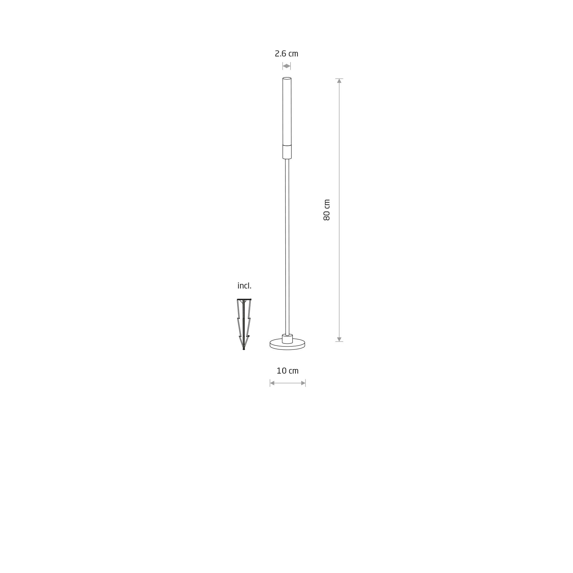 Lampa stojąca ZOLA LED S czarna IP54 11544 - Nowodvorski Lighting - obrazek 4