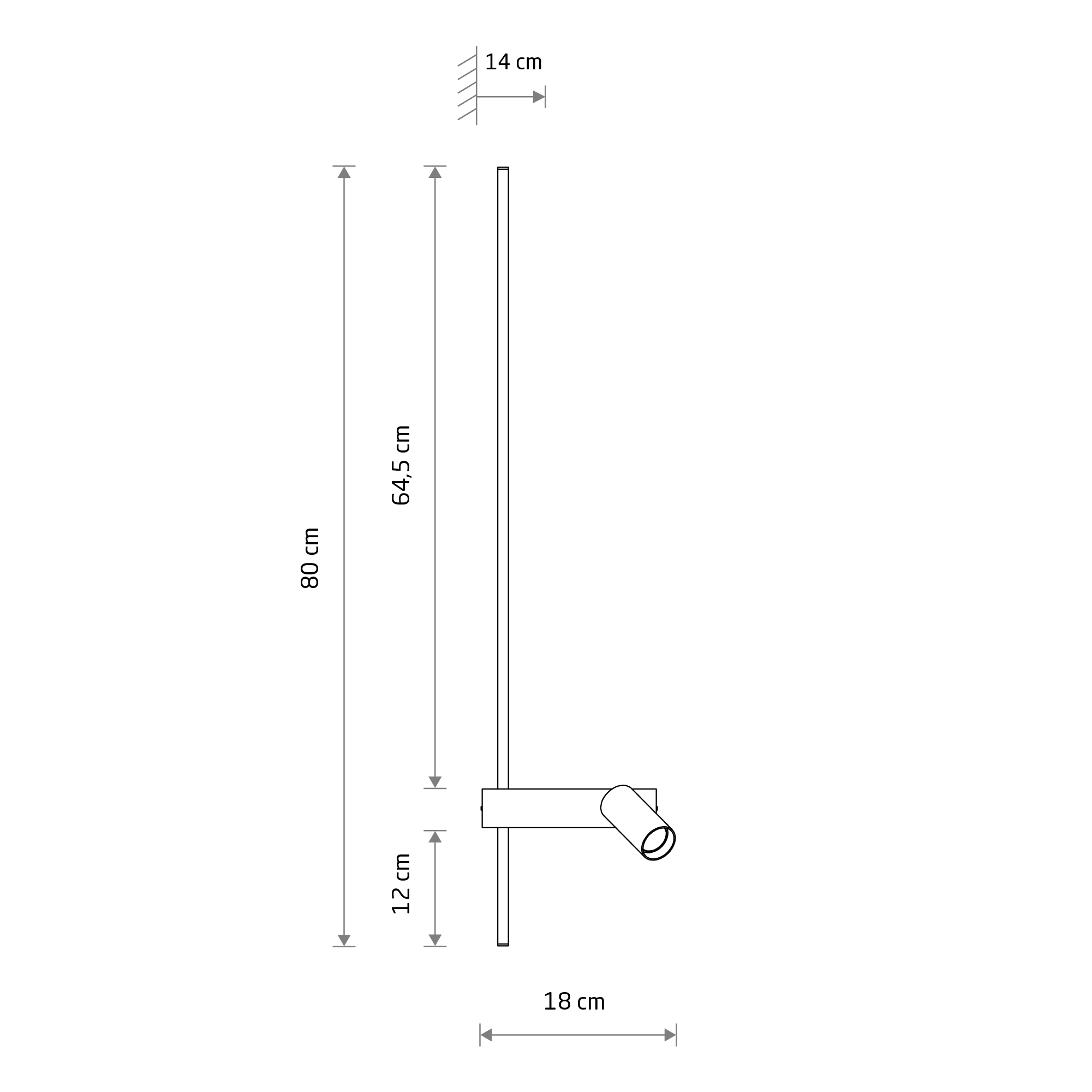 Kinkiet regulowany z włącznikiem EASY LED LEFT Biały 11578 - Nowodvorski Lighting - obrazek 7
