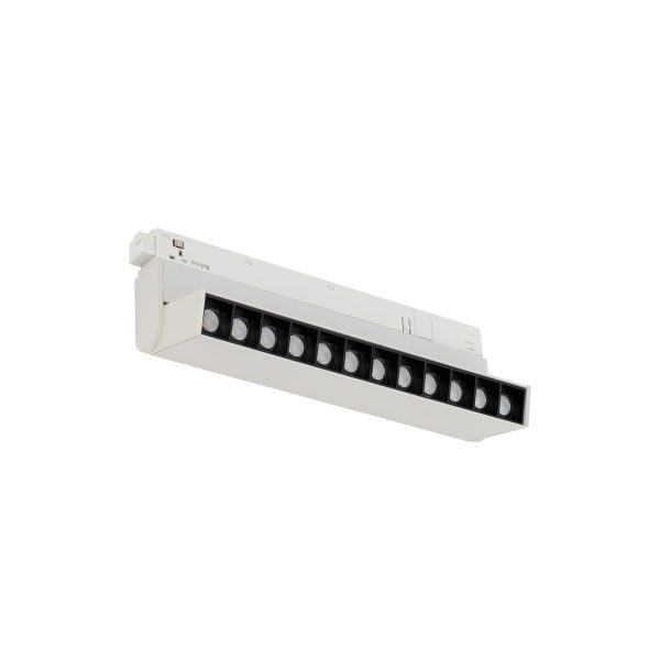 Oprawa liniowa łamana biała FOCUS OUT LED 9W 4000K do szyn magnetycznych LVM 11635 - Nowodvorski Lighting