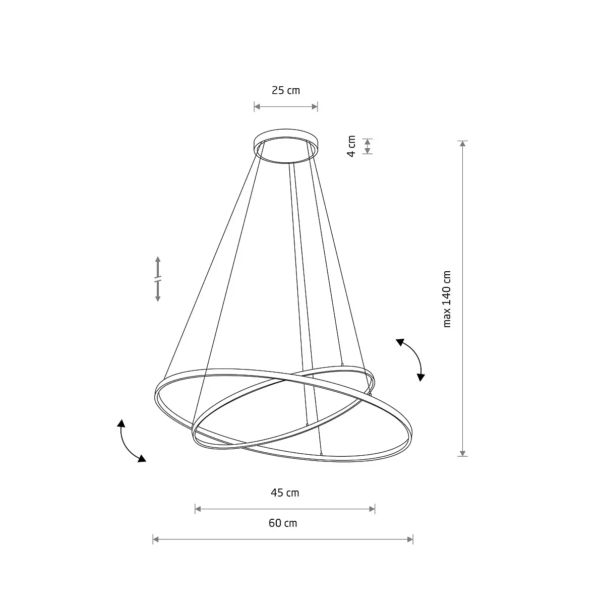 Lampa wisząca CIRCOLO POWER LED 3000K biała 11646 - Nowodvorski Lighting - obrazek 8
